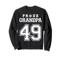 Number 49 Custom Proud Soccer Futbol Sweatshirt - Novelty Apparel Unisex - T-Shirt, Sweatshirt, Hoodie