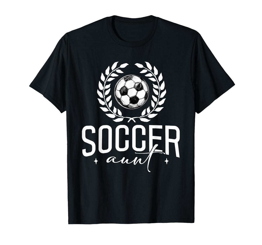 Soccer Aunt Family Matching Soccer T-Shirt - Novelty Apparel Men Women - T-Shirt, Sweatshirt, Hoodie