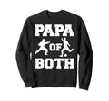 Papa Both Funny Soccer And Karate Sweatshirt - Custom Art Print for Adults - T-Shirt, Sweatshirt, Hoodie