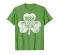 Saint Patricks Day Gift Irish I Was T-Shirt - Custom Art Print Men Women - T-Shirt, Sweatshirt, Hoodie