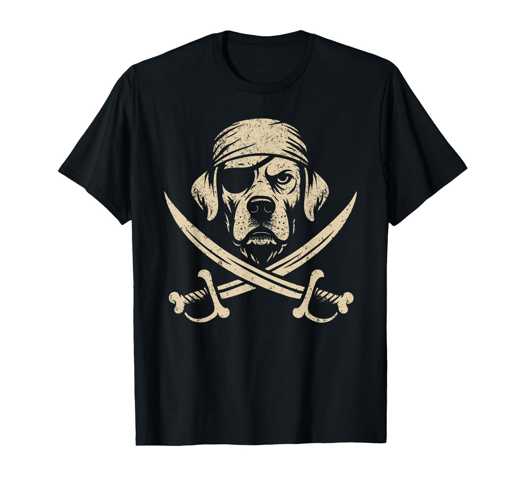 Pirate Labrador Crossbones Dog Lover T-Shirt - Graphic Print Men Women - T-Shirt, Sweatshirt, Hoodie