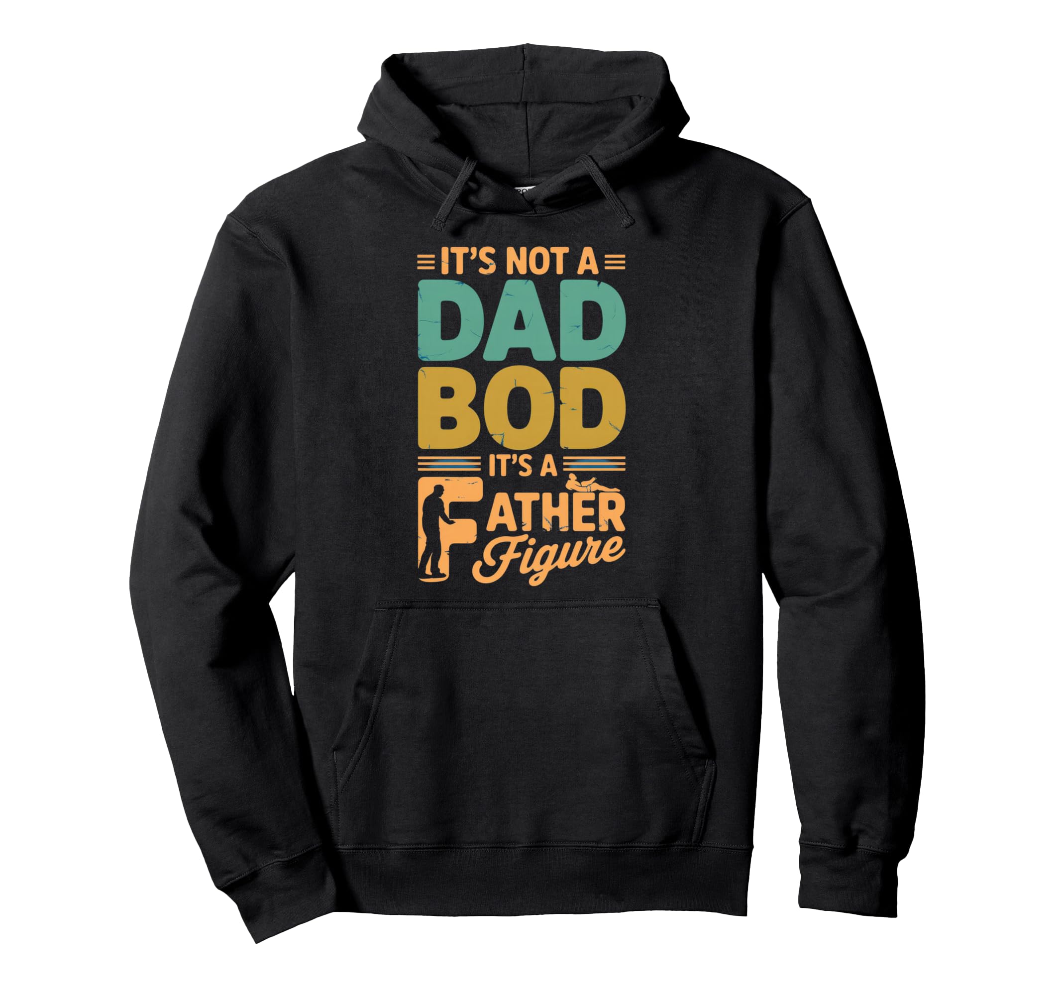 Funny Dad Bod Fathers Day Celebration Hoodie - Minimalist Print for Adults - T-Shirt, Sweatshirt, Hoodie