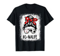 Bleached G Ma Life Soccer Messy Bun T-Shirt - Graphic Print Unisex - T-Shirt, Sweatshirt, Hoodie