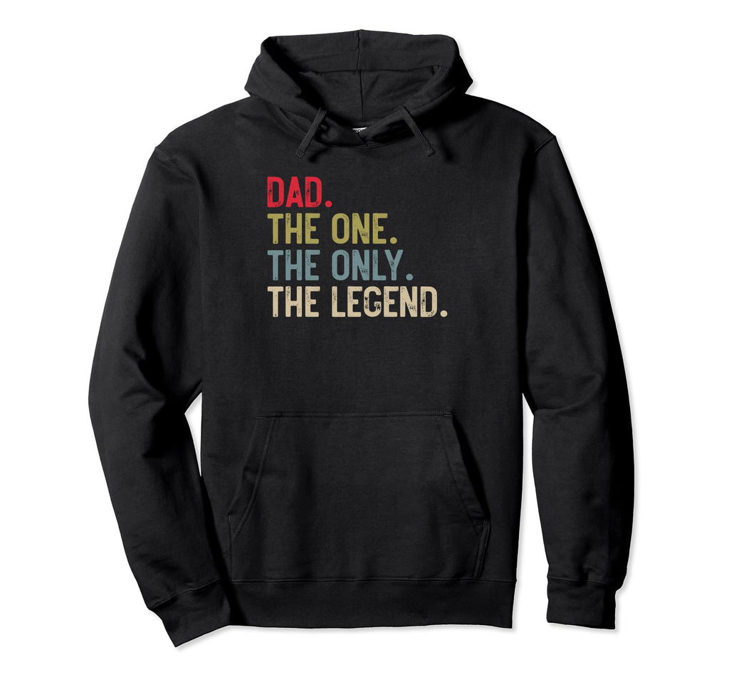Mens Dad One Only Legend Dad Papa Grandpa Hoodie - Trendy Graphic Men Women - T-Shirt, Sweatshirt, Hoodie