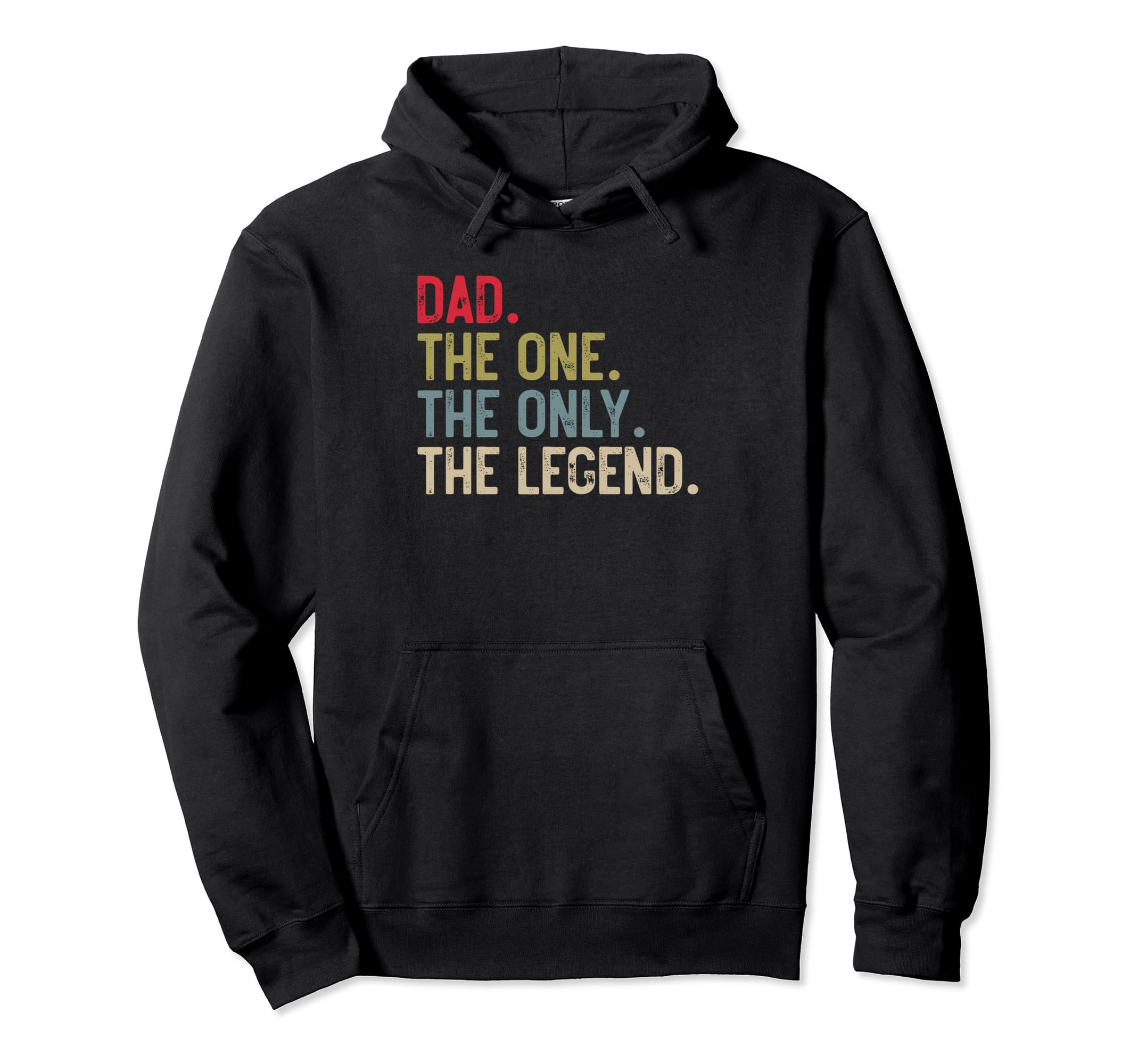 Mens Dad One Only Legend Dad Papa Grandpa Hoodie - Trendy Graphic Men Women - T-Shirt, Sweatshirt, Hoodie