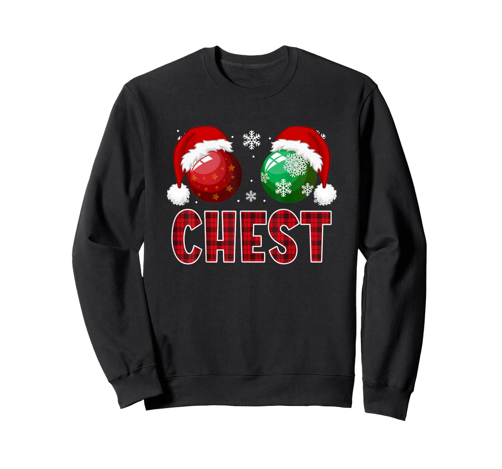 Chest Nuts Funny Matching Couple Sweatshirt - Minimalist Print Unisex - T-Shirt, Sweatshirt, Hoodie