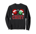 Chest Nuts Funny Matching Couple Sweatshirt - Minimalist Print Unisex - T-Shirt, Sweatshirt, Hoodie