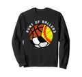 Aunt Ballers Funny Softball Soccer Sweatshirt - Unique Graphic for Adults - T-Shirt, Sweatshirt, Hoodie