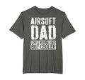 Airsoft Dad Fathers Day Airsoft Dad T-Shirt - Custom Art Print Men Women - T-Shirt, Sweatshirt, Hoodie