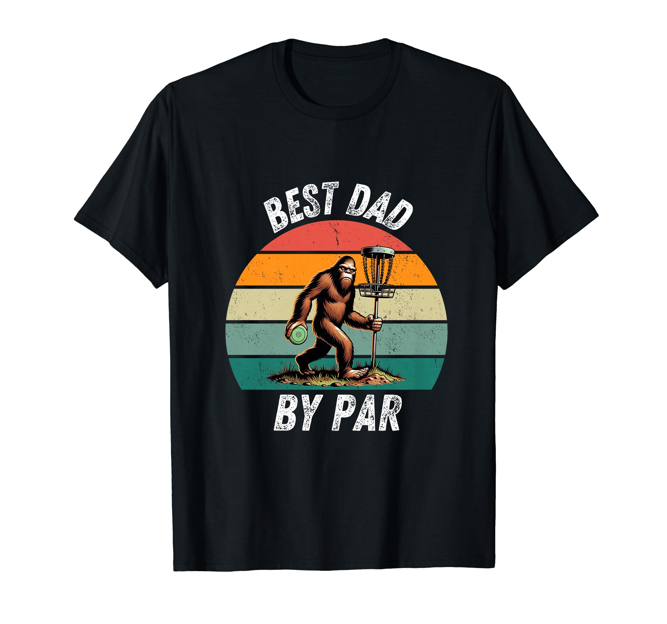 Disc Golf Best Dad Par Mens T-Shirt - Custom Art Print for Adults - T-Shirt, Sweatshirt, Hoodie