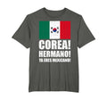 Mexico South Korea Soccer Chant Flag T-Shirt - Graphic Print for Adults - T-Shirt, Sweatshirt, Hoodie