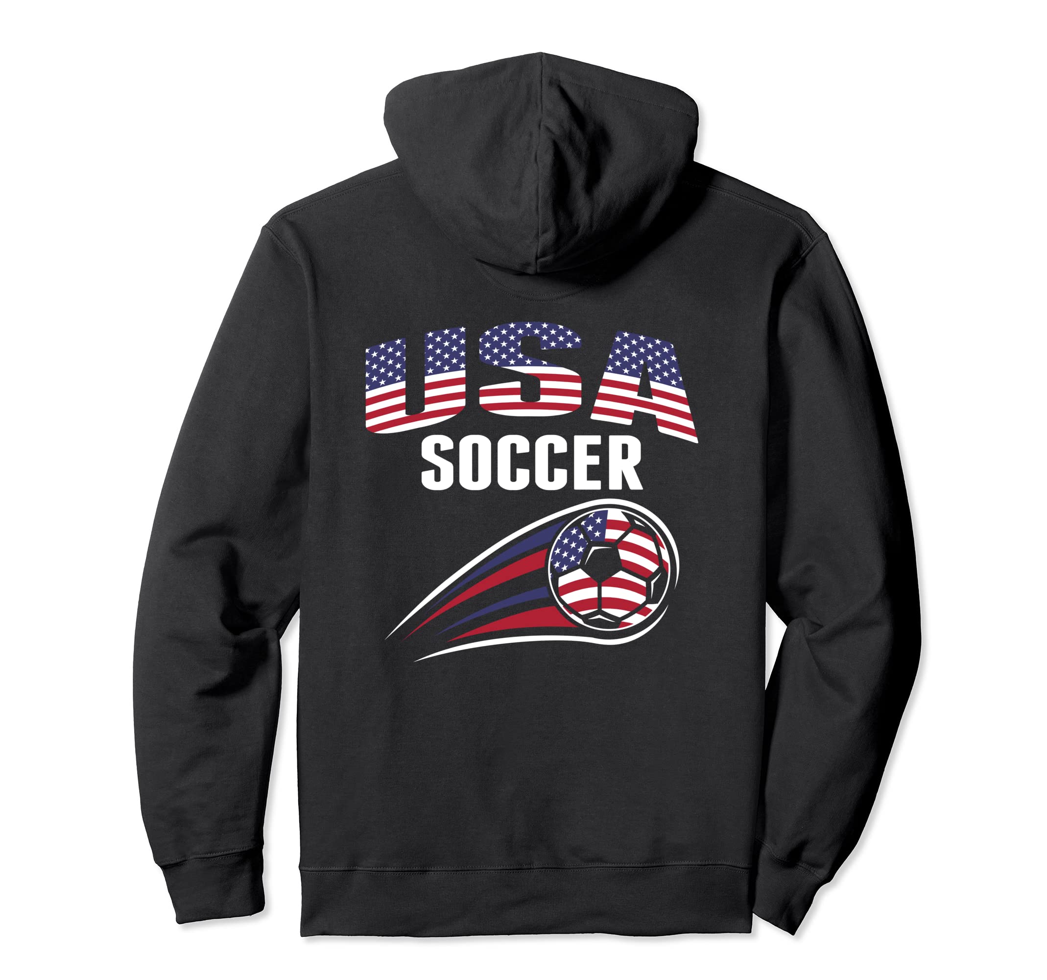 Proud America Soccer Team Supporter Usa Hoodie - Novelty Apparel Unisex - T-Shirt, Sweatshirt, Hoodie