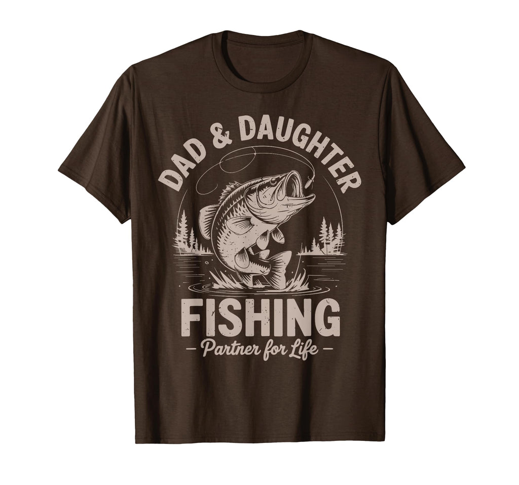 Funny Dad Daughter Matching Fishing T-Shirt - Graphic Print for Adults - T-Shirt, Sweatshirt, Hoodie