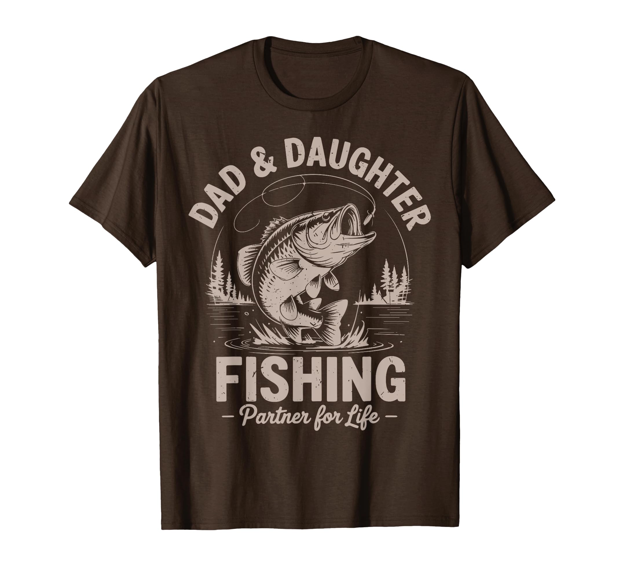Funny Dad Daughter Matching Fishing T-Shirt - Graphic Print for Adults - T-Shirt, Sweatshirt, Hoodie
