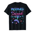 Mermaid Squad Birthday Mermaid Tail T-Shirt - Unique Graphic for Adults - T-Shirt, Sweatshirt, Hoodie