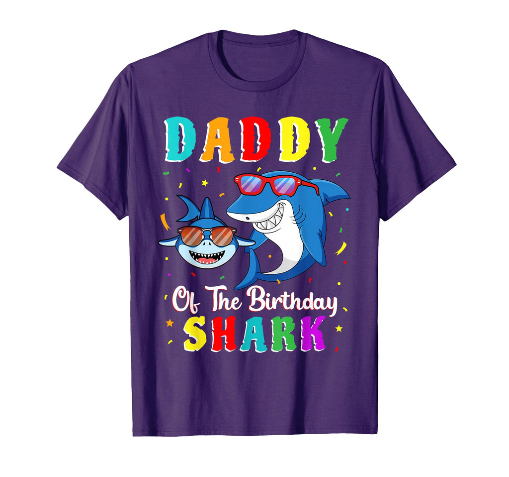 Daddy Shark Birthday Family Matching T-Shirt - Minimalist Print for Adults - T-Shirt, Sweatshirt, Hoodie