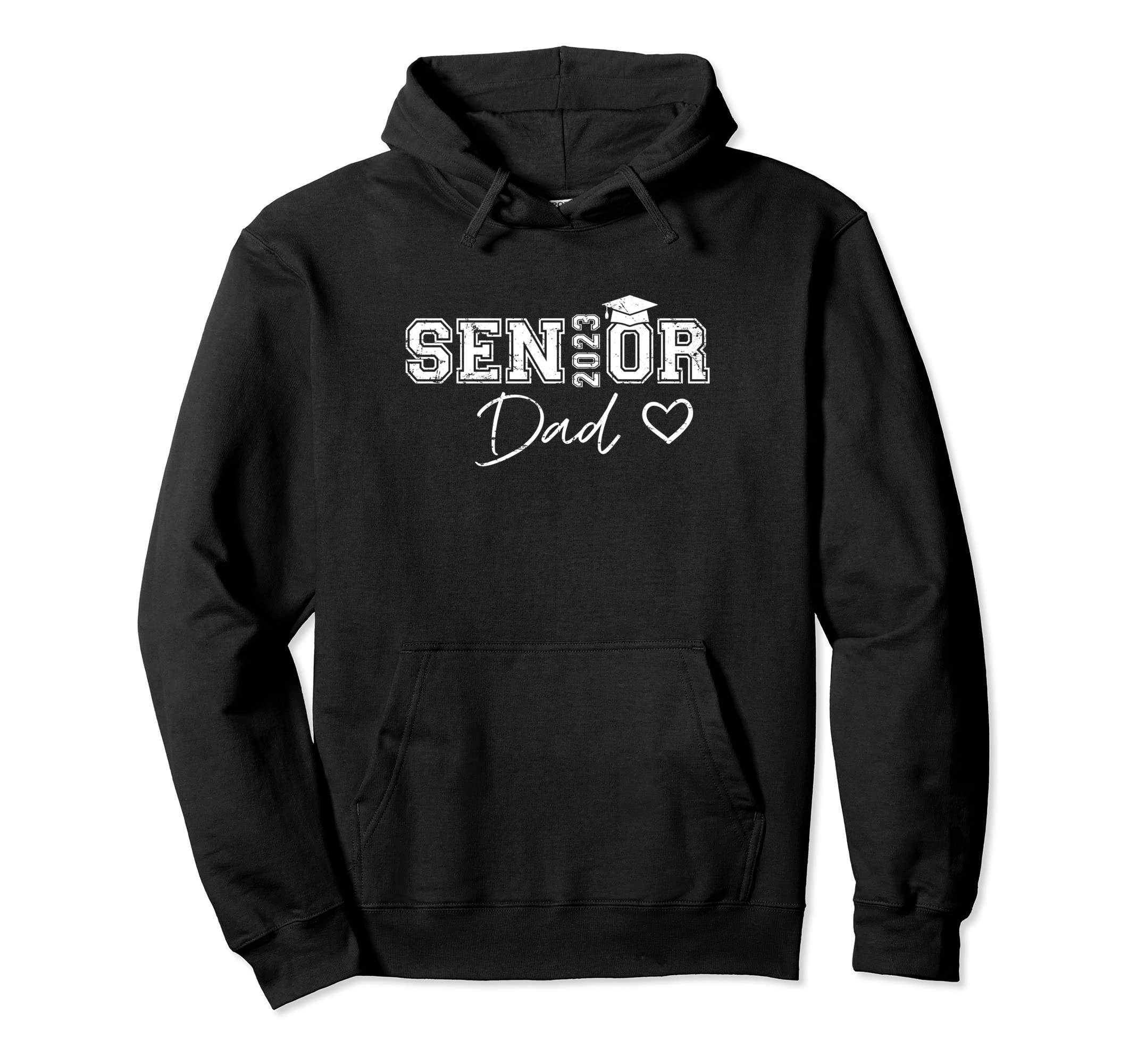 Proud Dad Graduate Senior 2023 Class Hoodie - Trendy Graphic Men Women - T-Shirt, Sweatshirt, Hoodie