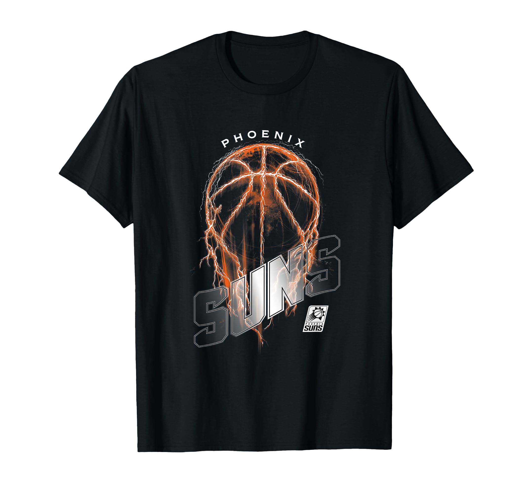 Nba Phoenix Suns Lightning Bolt T-Shirt - Custom Art Print Unisex - T-Shirt, Sweatshirt, Hoodie