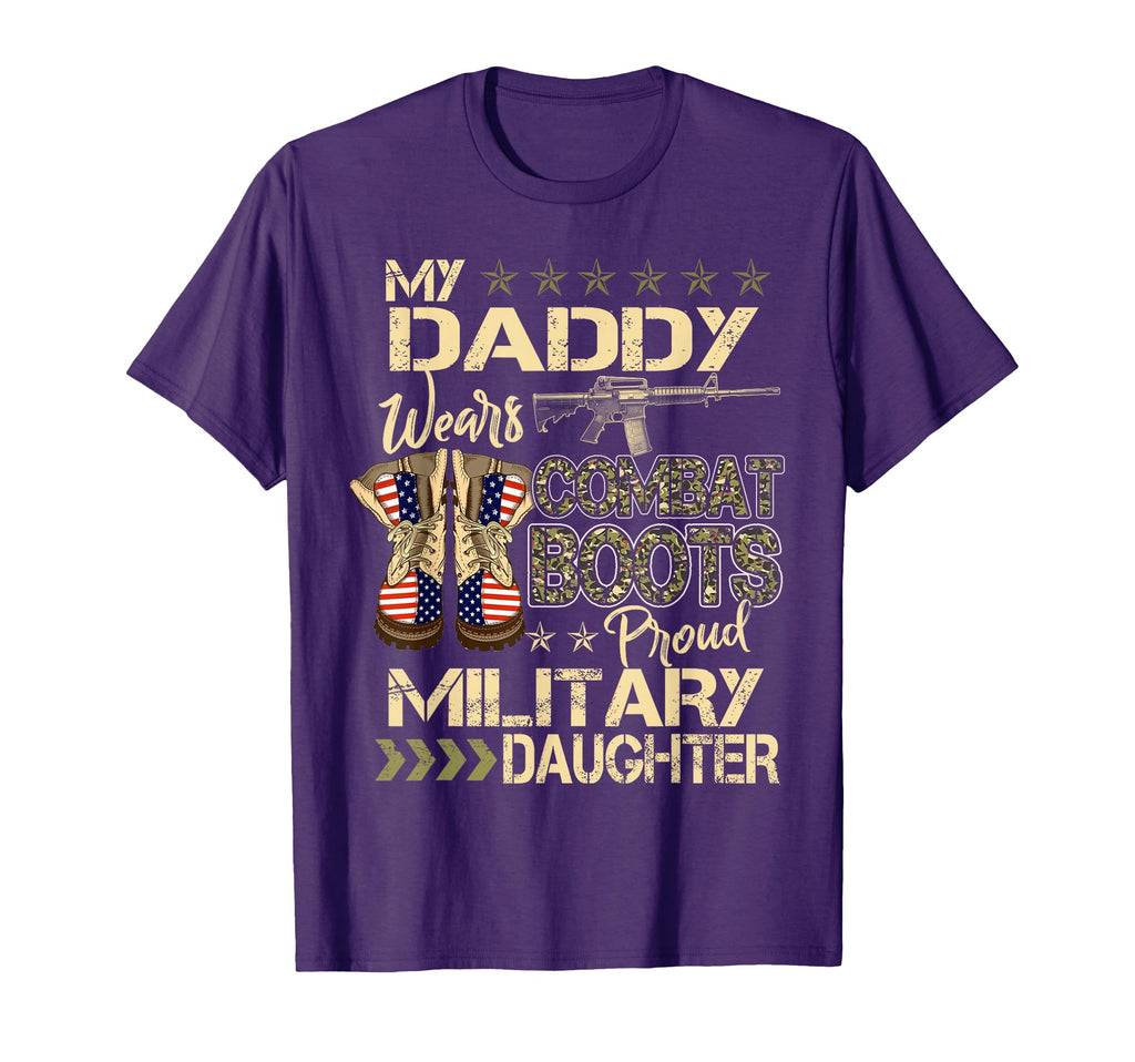 My Daddy Wears Combat Boots Proud T-Shirt - Minimalist Print Unisex - T-Shirt, Sweatshirt, Hoodie