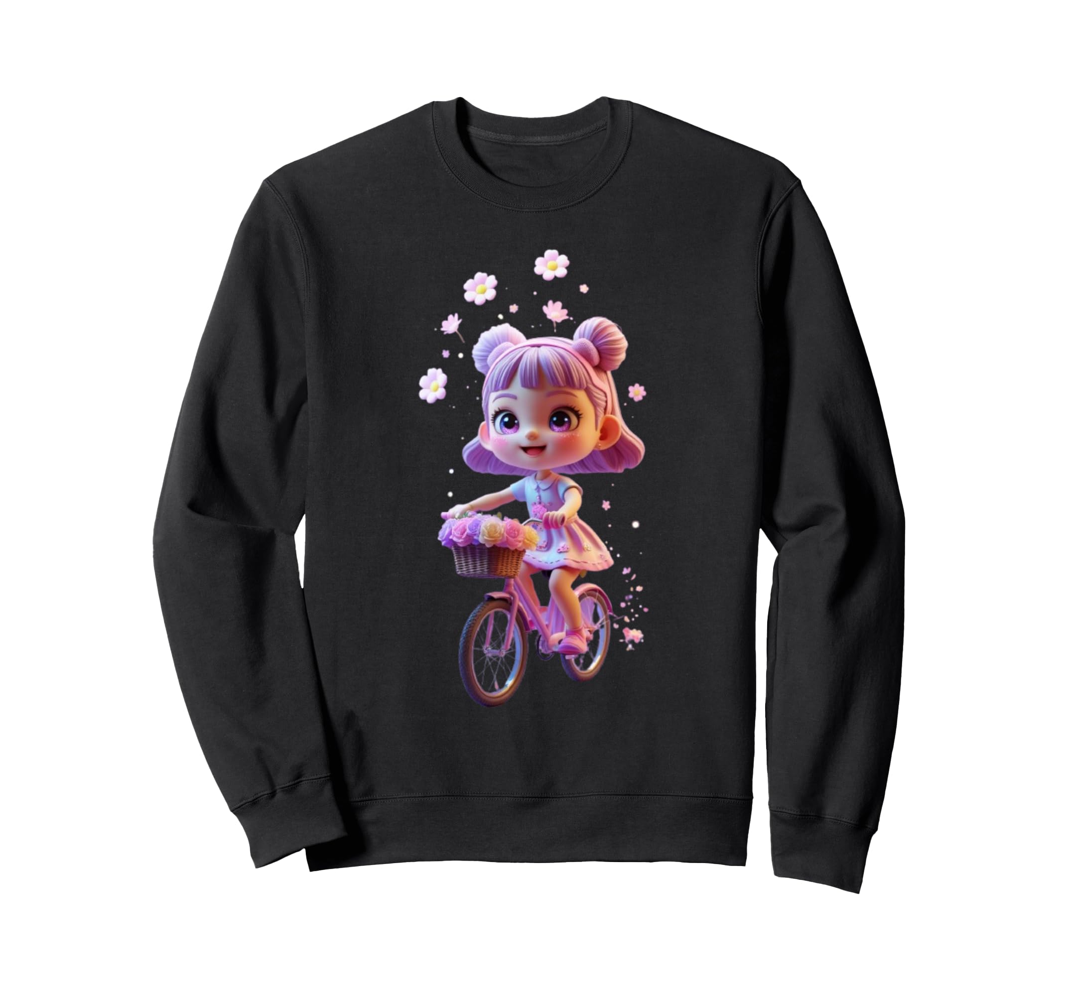 Funny Flower Sweatshirt - Graphic Print Unisex - T-Shirt, Sweatshirt, Hoodie