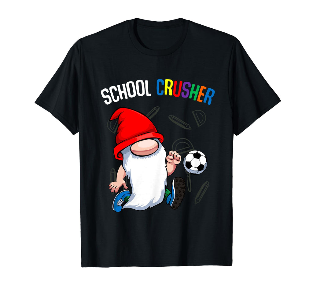 School Crusher Back To School Gnome T-Shirt - Trendy Graphic Men Women - T-Shirt, Sweatshirt, Hoodie