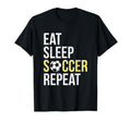 Soccer Player Gift Eat Sleep Soccer T-Shirt - Unique Graphic Men Women - T-Shirt, Sweatshirt, Hoodie
