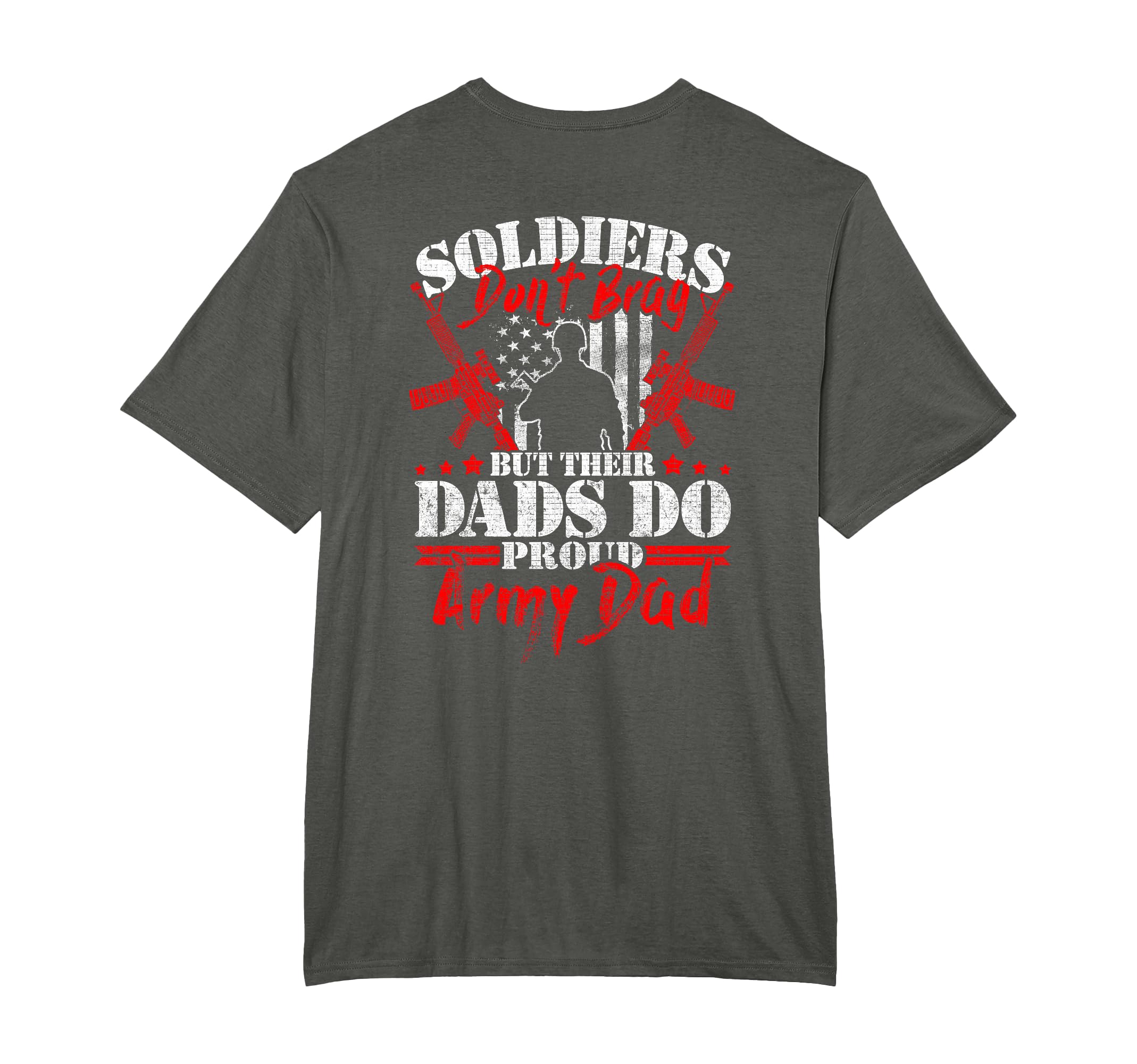 Mens Soldiers Dont Brag Dads Do T-Shirt - Aesthetic Graphic Men Women - T-Shirt, Sweatshirt, Hoodie