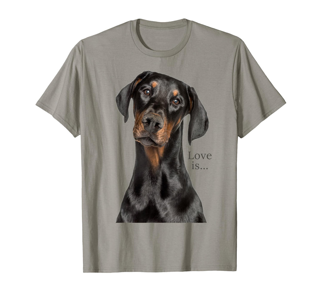 Doberman Doberman Pinscher Dog Mom Dad T-Shirt - Trendy Graphic Unisex - T-Shirt, Sweatshirt, Hoodie