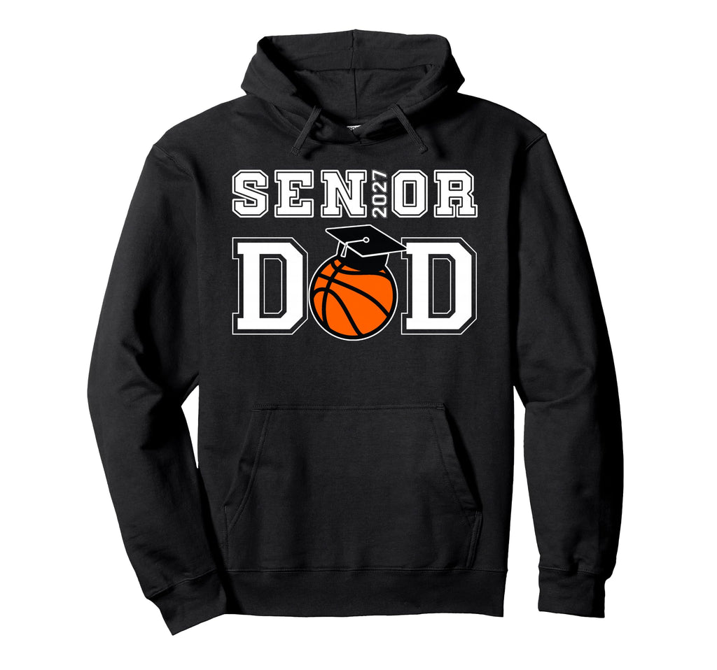 Senior Dad Graduate Proud Father Class Hoodie - Trendy Graphic for Adults - T-Shirt, Sweatshirt, Hoodie