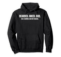 Bearded Inked Dad Like Normal Dad But Hoodie - Custom Art Print for Adults - T-Shirt, Sweatshirt, Hoodie