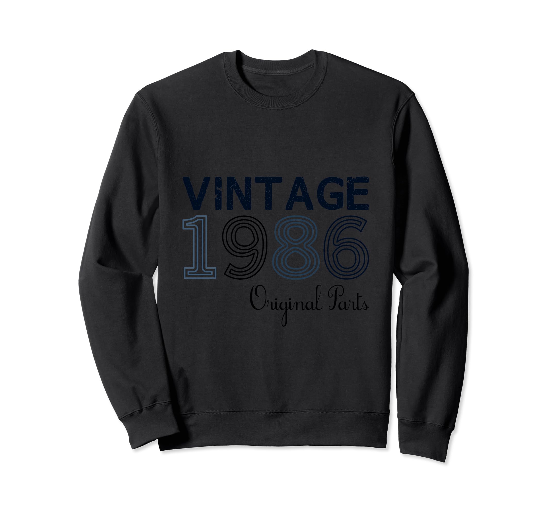 Year 1986 Gift Birthday Mom Dad Sweatshirt - Graphic Print Men Women - T-Shirt, Sweatshirt, Hoodie