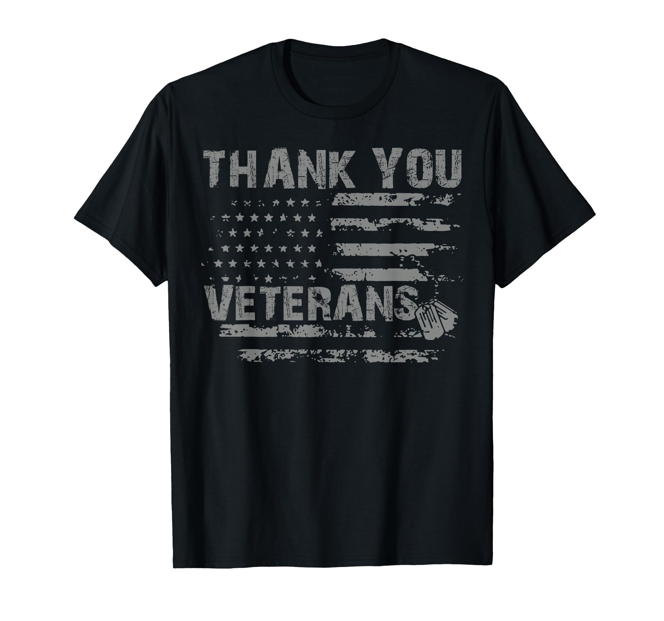 Thank You Veterans Patriotic Military T-Shirt - Custom Art Print Men Women - T-Shirt, Sweatshirt, Hoodie