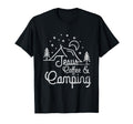 Camping Coffee Camper Camp Lover T-Shirt - Trendy Graphic Men Women - T-Shirt, Sweatshirt, Hoodie