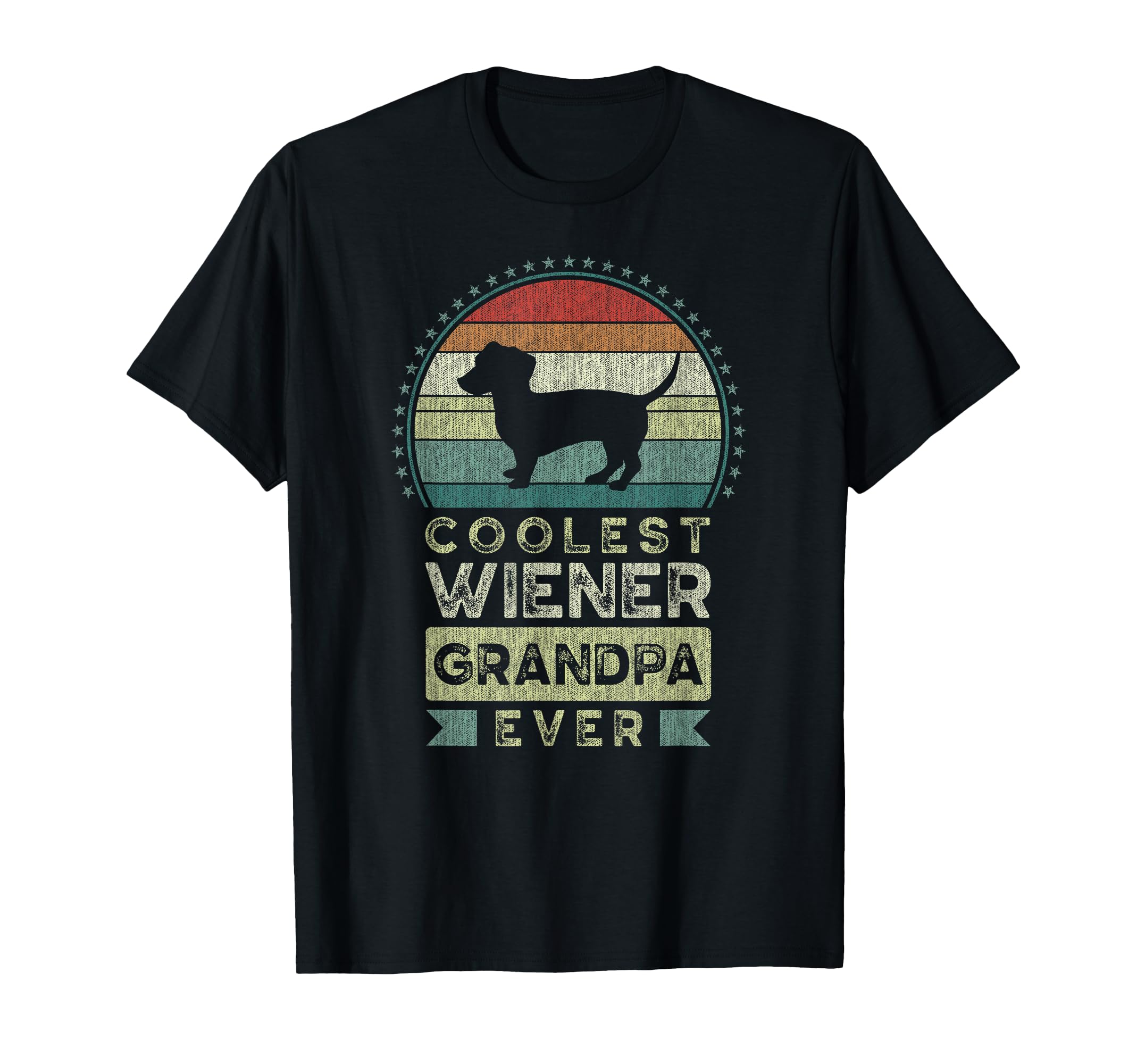 Coolest Wiener Grandpa Ever T-Shirt - Casual Everyday Wear for Adults - T-Shirt, Sweatshirt, Hoodie