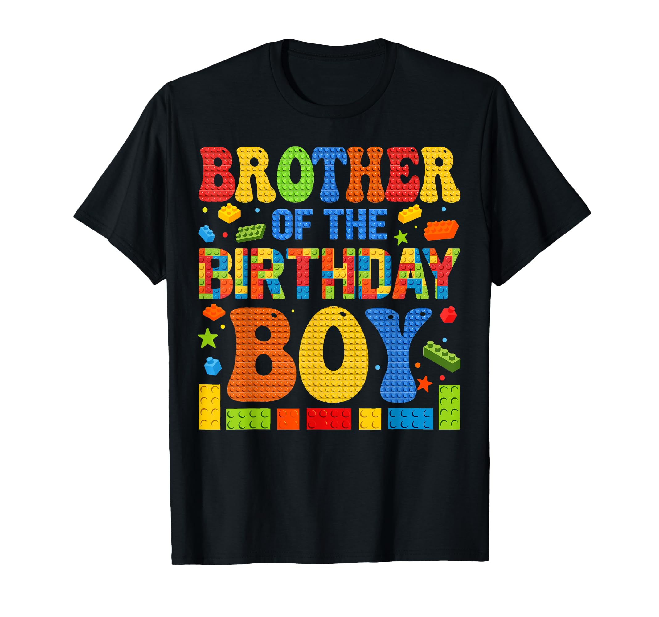 Brother Birthday Building Block Birthday T-Shirt - Trendy Graphic Unisex - T-Shirt, Sweatshirt, Hoodie