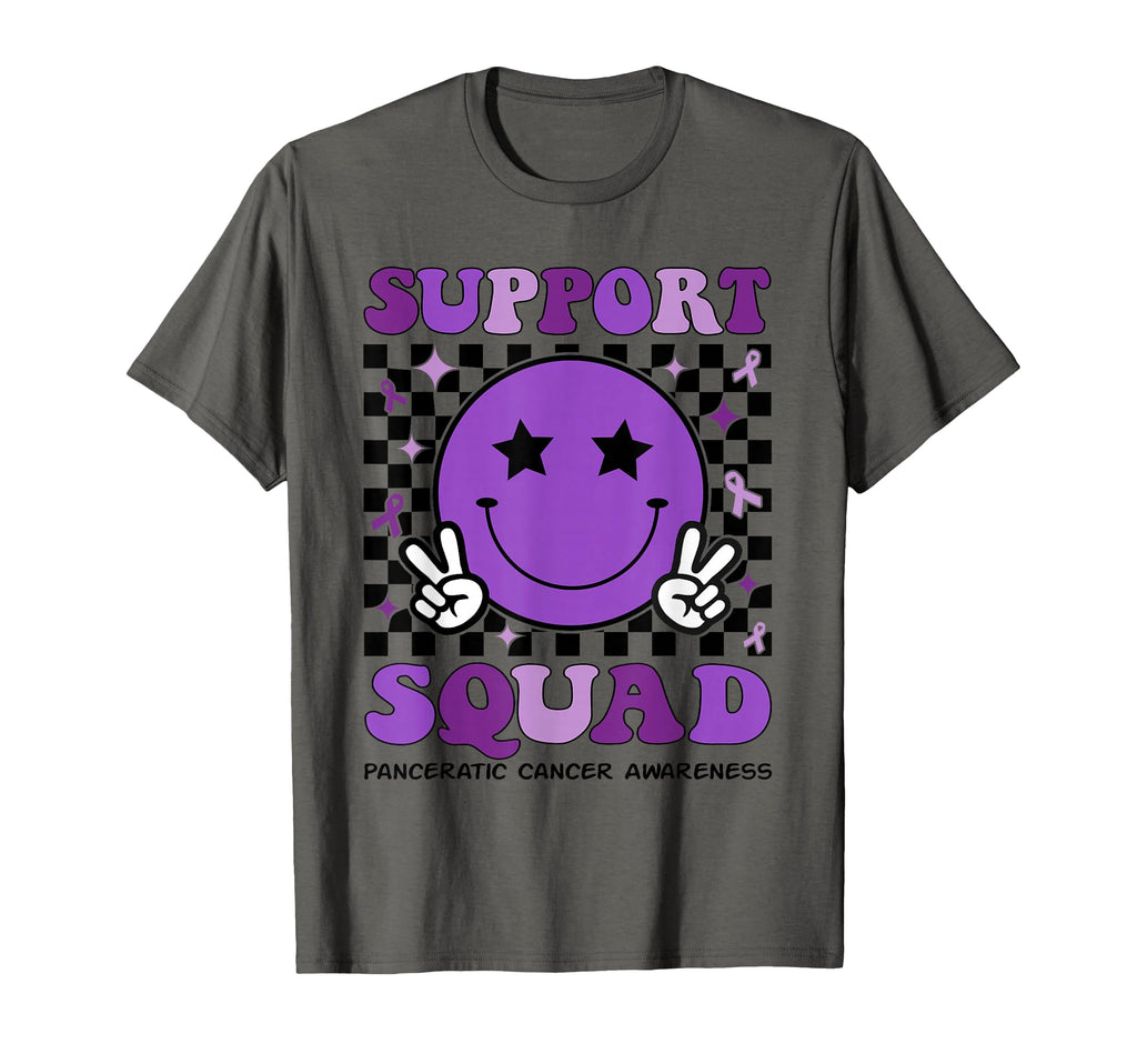 Support Squad Purple Ribbon T-Shirt - Casual Everyday Wear Unisex - T-Shirt, Sweatshirt, Hoodie