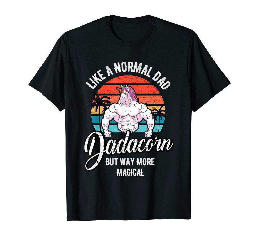 Mens Dadacorn Unicorn Dad Gym Workout T-Shirt - Novelty Apparel Men Women - T-Shirt, Sweatshirt, Hoodie