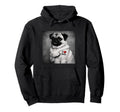 Pug Dad Funny Costume Meme Fathers Day Hoodie - Custom Art Print for Adults - T-Shirt, Sweatshirt, Hoodie