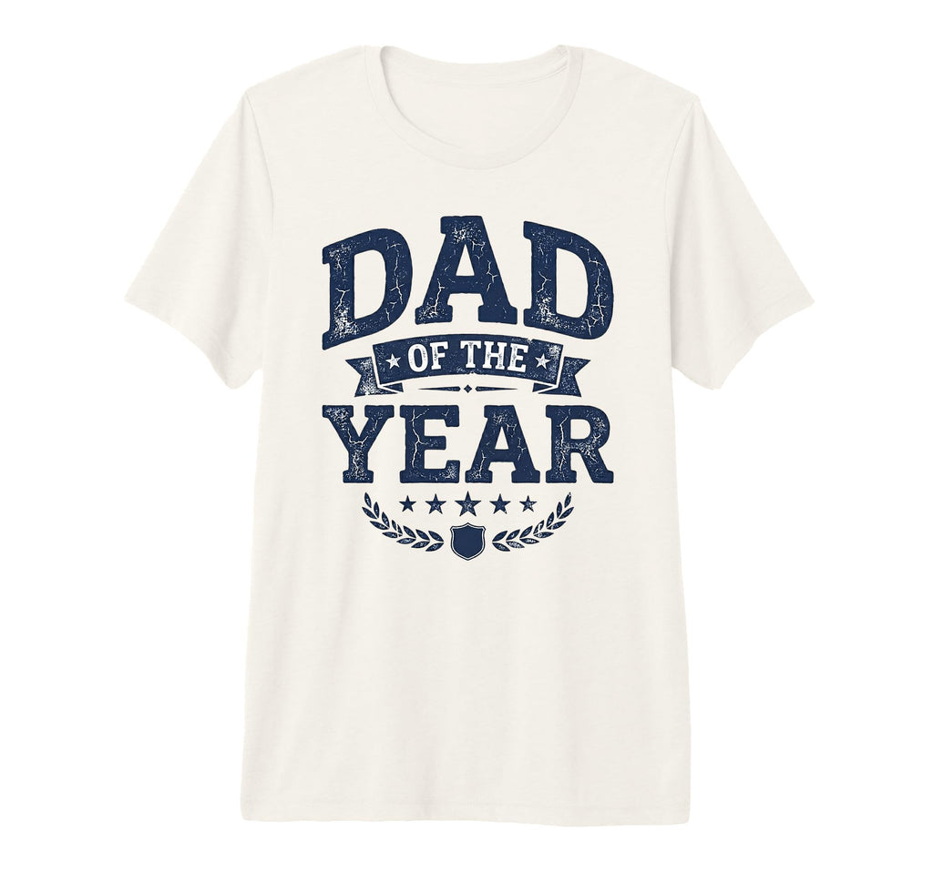 Mens Dad Year Fathers Day Tri Blend T-Shirt - Minimalist Print for Adults - T-Shirt, Sweatshirt, Hoodie
