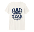 Mens Dad Year Fathers Day Tri Blend T-Shirt - Minimalist Print for Adults - T-Shirt, Sweatshirt, Hoodie