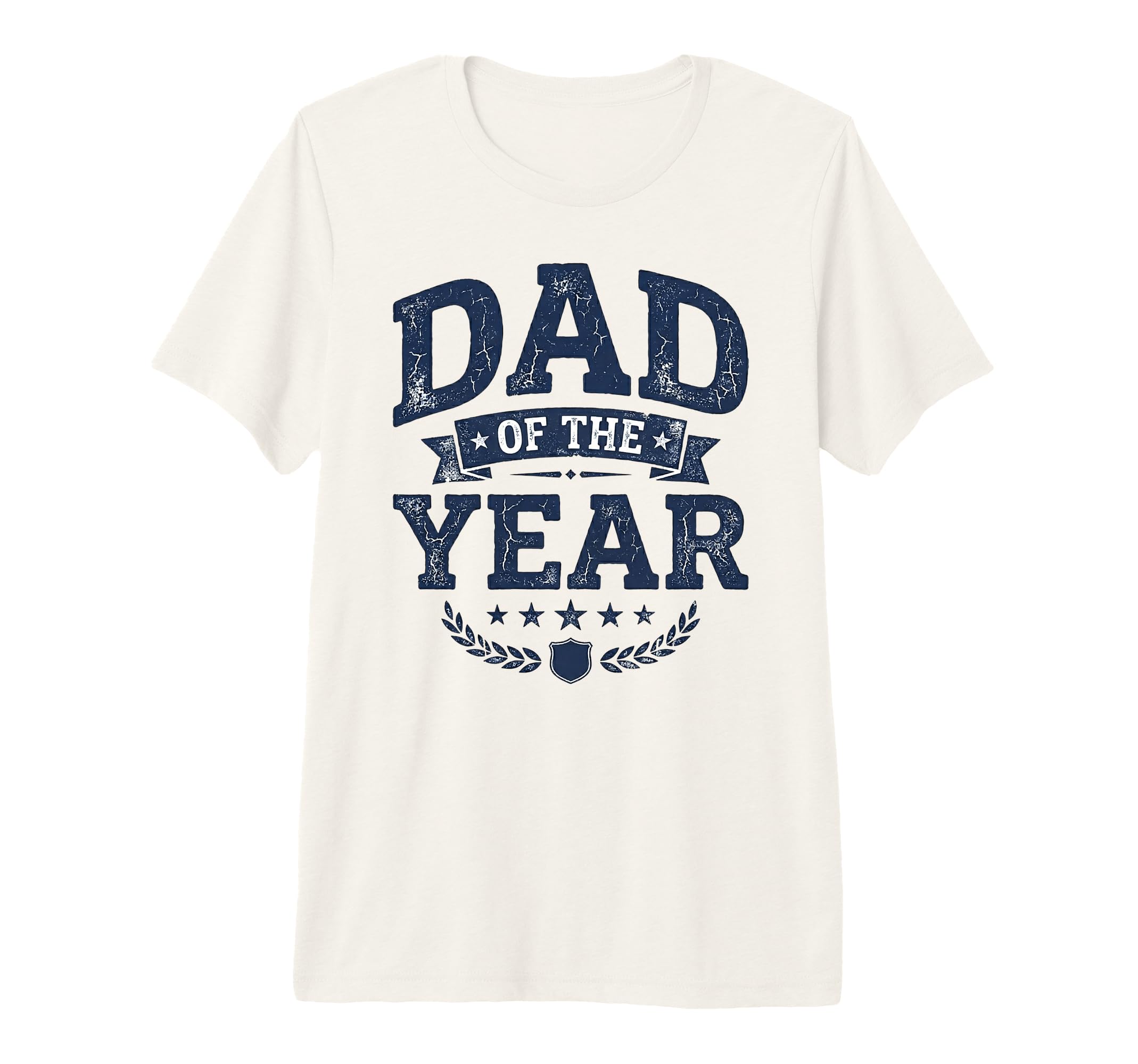 Mens Dad Year Fathers Day Tri Blend T-Shirt - Minimalist Print for Adults - T-Shirt, Sweatshirt, Hoodie