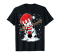 Soccer Snowman Dabbing Ball Santa T-Shirt - Fun Novelty Design for Adults - T-Shirt, Sweatshirt, Hoodie