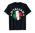 Otalian Italian Flag St Patricks Day T-Shirt - Custom Art Print Men Women - T-Shirt, Sweatshirt, Hoodie