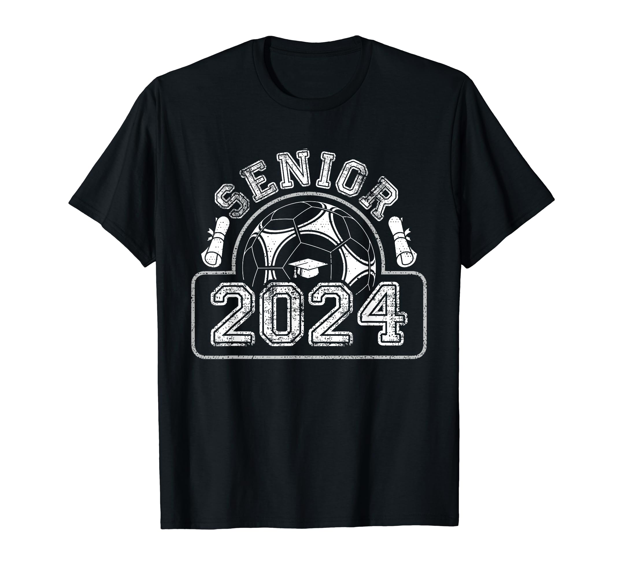 Senior Class 2024 Soccer Player T-Shirt - Casual Everyday Wear for Adults - T-Shirt, Sweatshirt, Hoodie