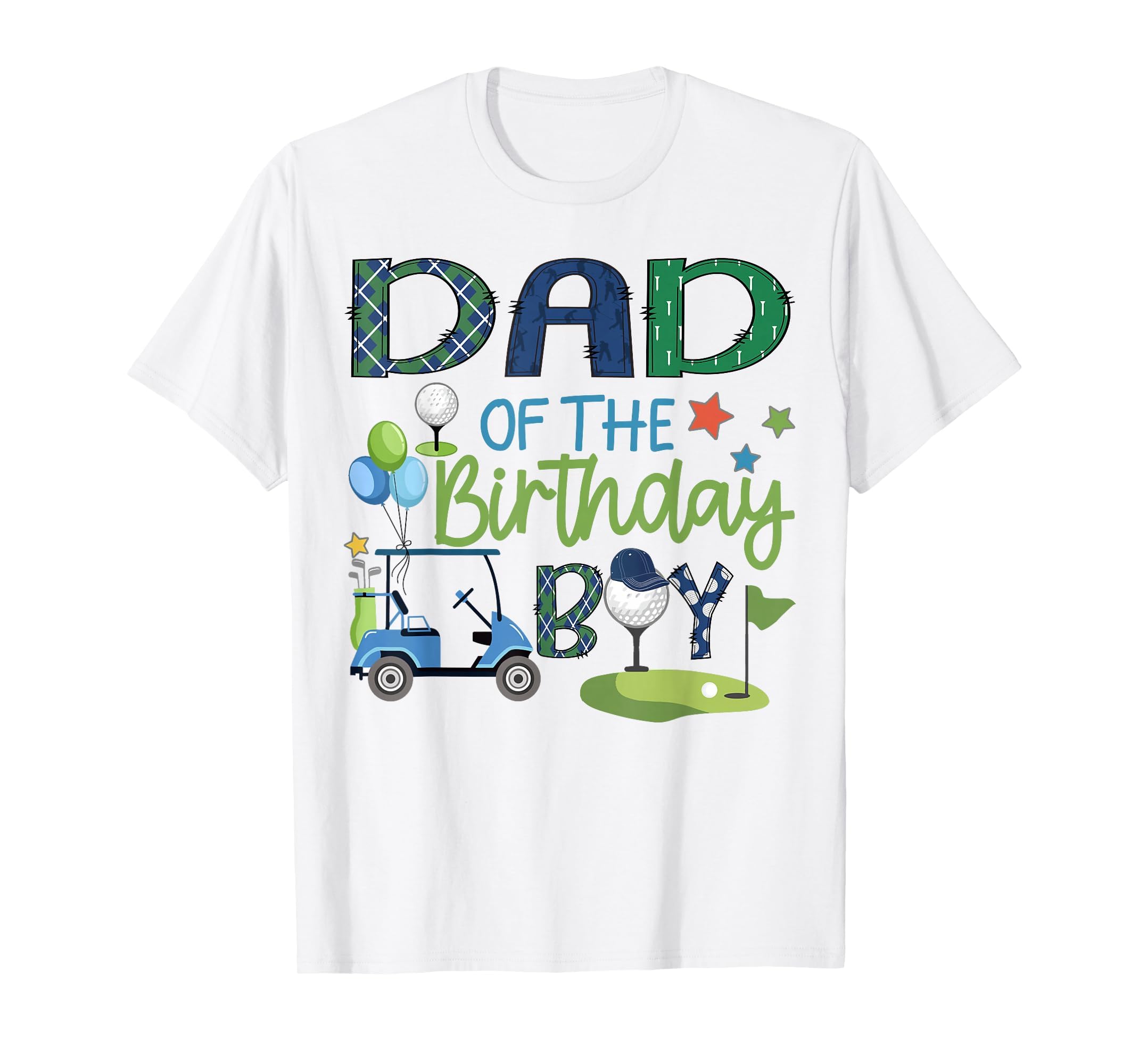 Dad Birthday Hole One Golf Sport T-Shirt - Novelty Apparel Men Women - T-Shirt, Sweatshirt, Hoodie