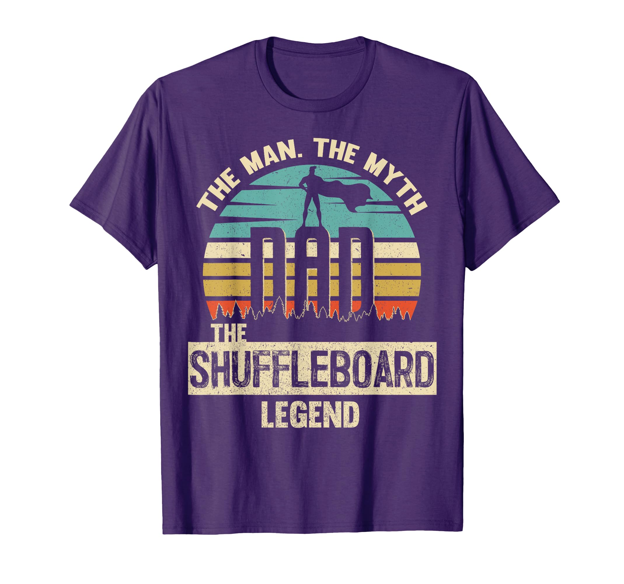 Myth Legend Dad Shuffleboard T-Shirt - Minimalist Print Men Women - T-Shirt, Sweatshirt, Hoodie