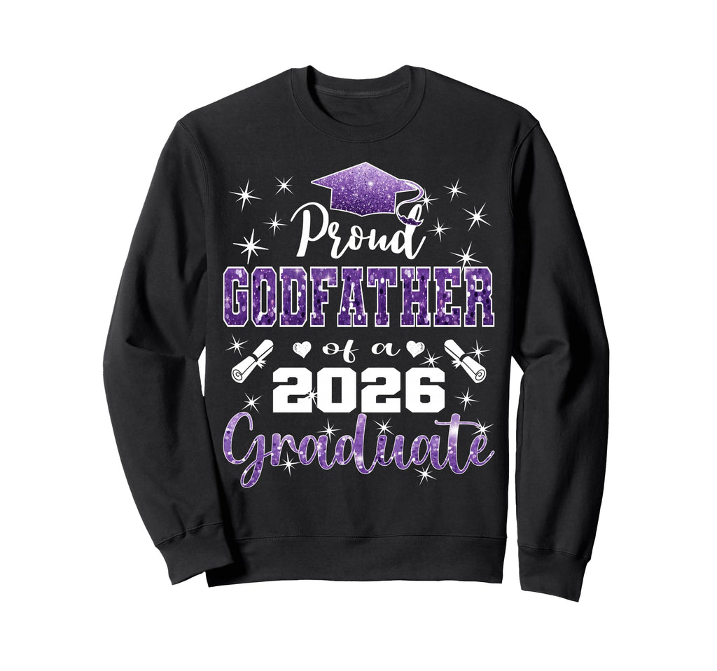 Super Proud Godfather 2026 Sweatshirt - Streetwear Style Men Women - T-Shirt, Sweatshirt, Hoodie