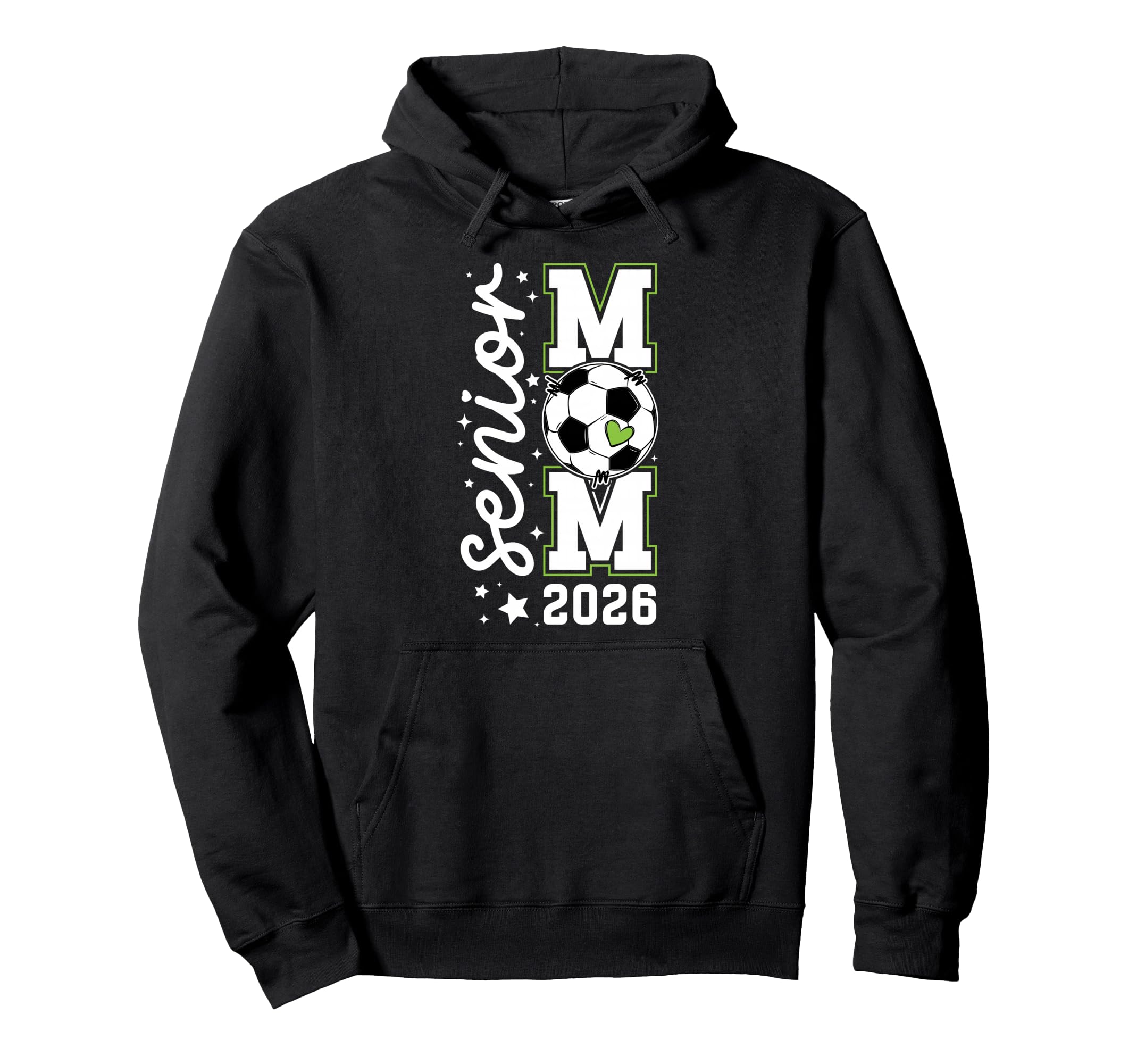 Soccer Senior Mom Senior Soccer Player Hoodie - Graphic Print Men Women - T-Shirt, Sweatshirt, Hoodie