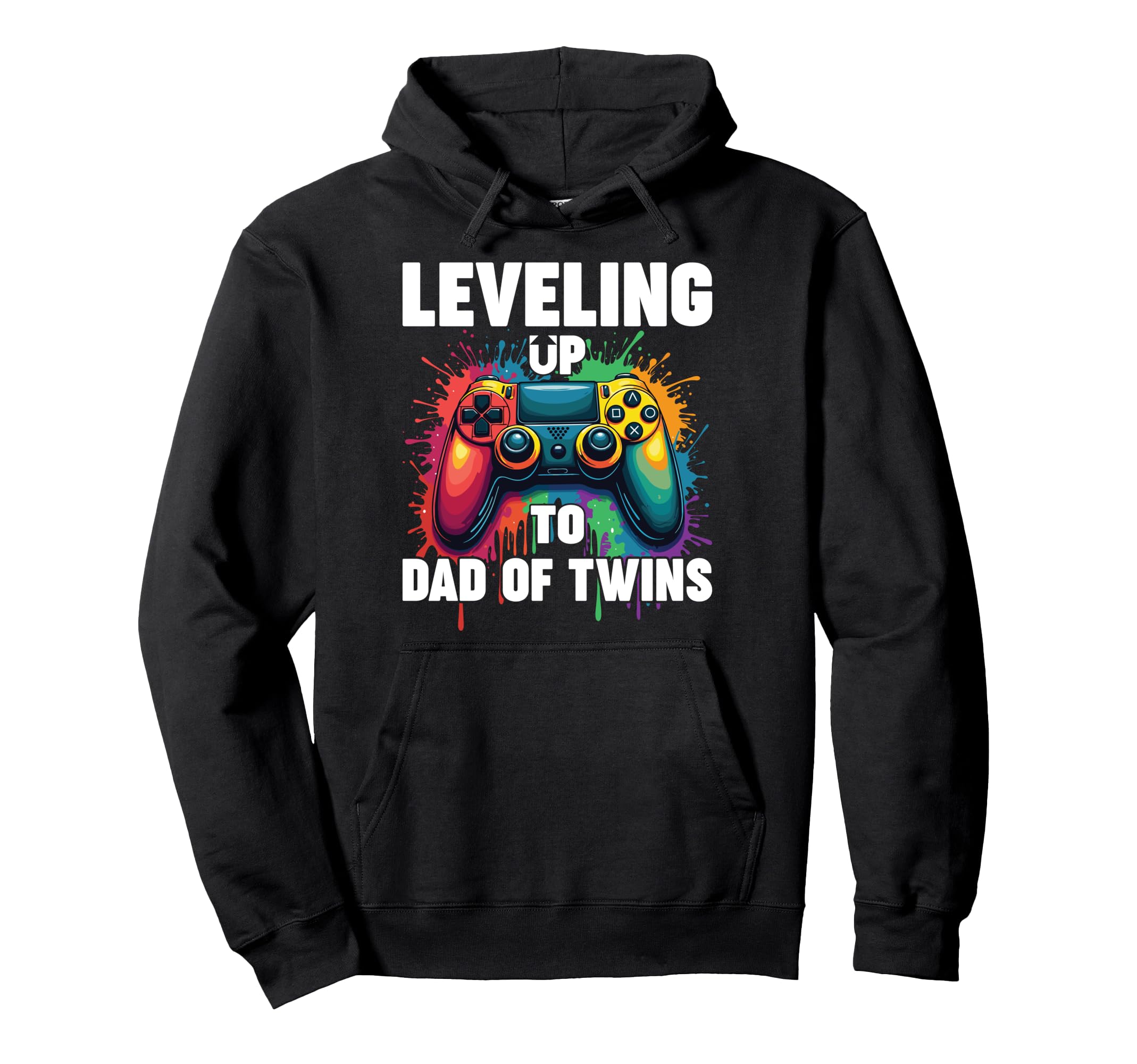 Promoted To Dad Gender Reveal Leveling Hoodie - Streetwear Style Men Women - T-Shirt, Sweatshirt, Hoodie