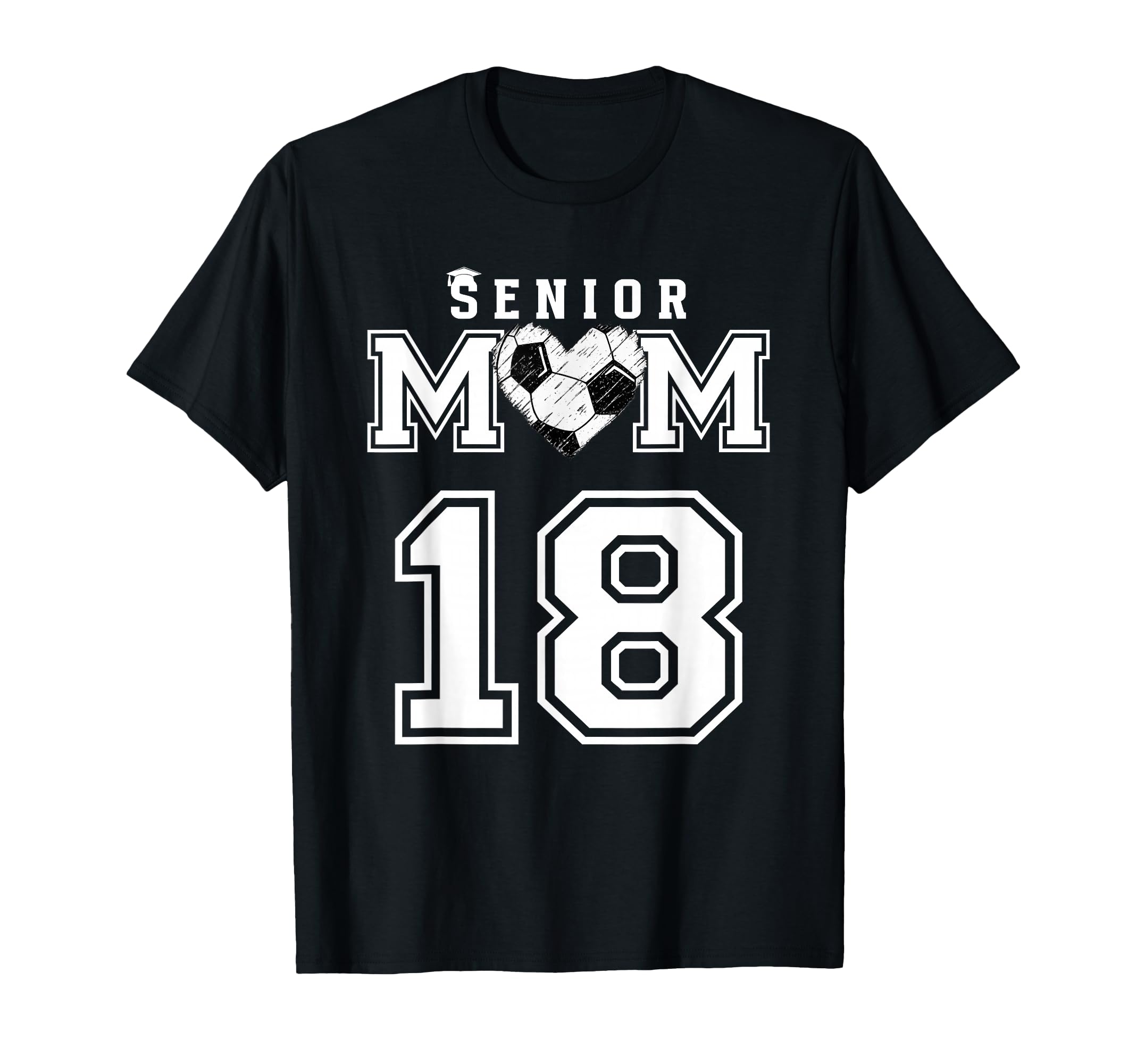 Proud Senior Soccer Mom Custom Jersey T-Shirt - Fun Novelty Design Unisex - T-Shirt, Sweatshirt, Hoodie